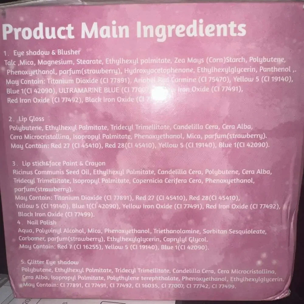 PERRYHOME Kids Makeup Kit Washable Real Cosmetic Set Safe for Girls NEW